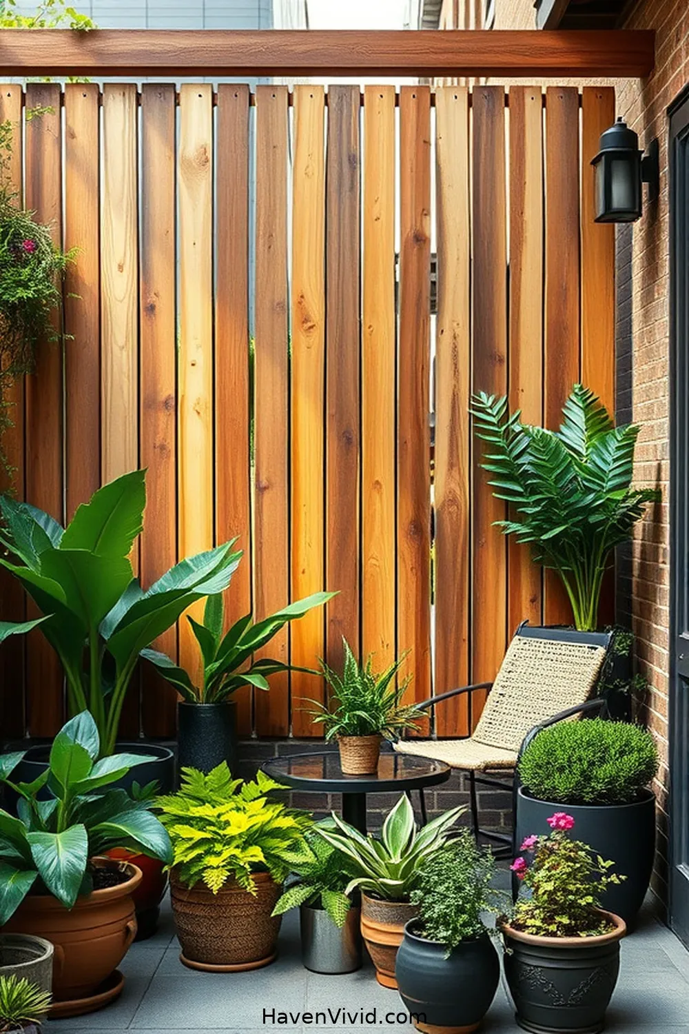 18 Creative Ways for Urban Patio Design Using Recycled Wood 5 Wooden Privacy Screens for 18 Creative Ways for Urban Patio Design Using Recycled Wood