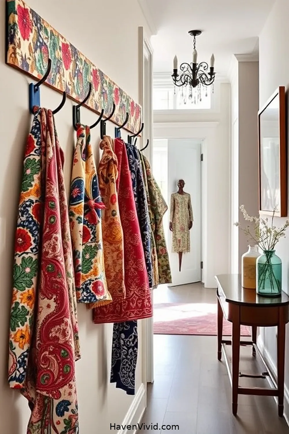 18 Creative Ways to Transform Artistic Spaces in Your Hallway Using Upcycled Fabric 8 Repurposed Fabric Hooks and Hangers for 18 Creative Ways to Transform Artistic Spaces in Your Hallway Using Upcycled Fabric