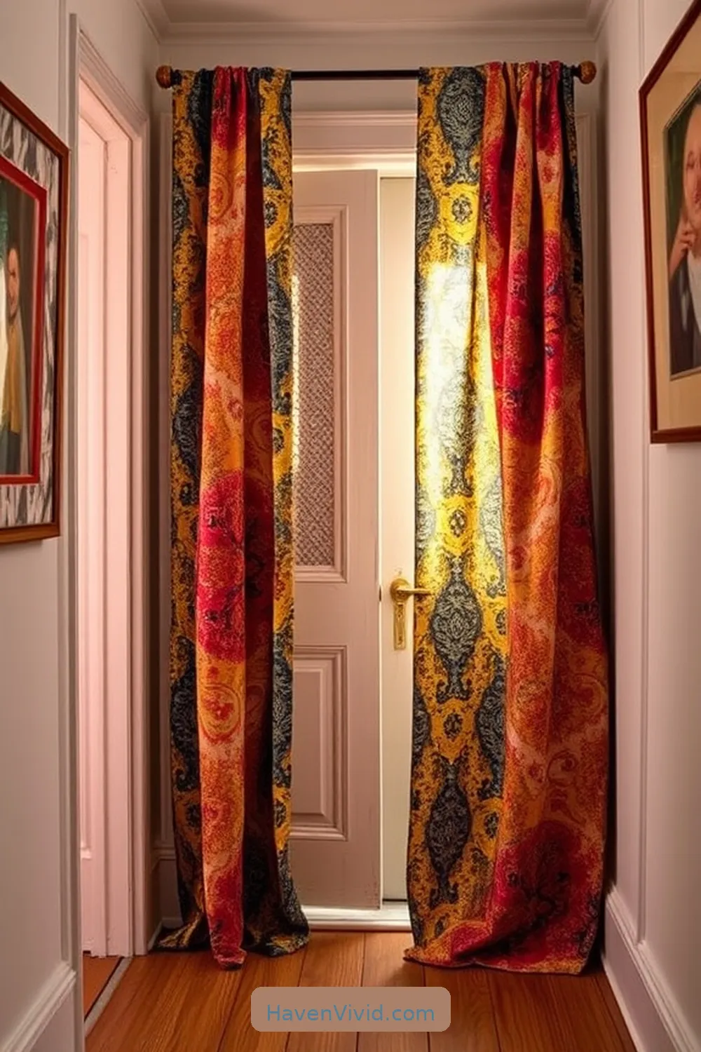 18 Creative Ways to Transform Artistic Spaces in Your Hallway Using Upcycled Fabric 11 Unique Fabric Door Curtains for 18 Creative Ways to Transform Artistic Spaces in Your Hallway Using Upcycled Fabric