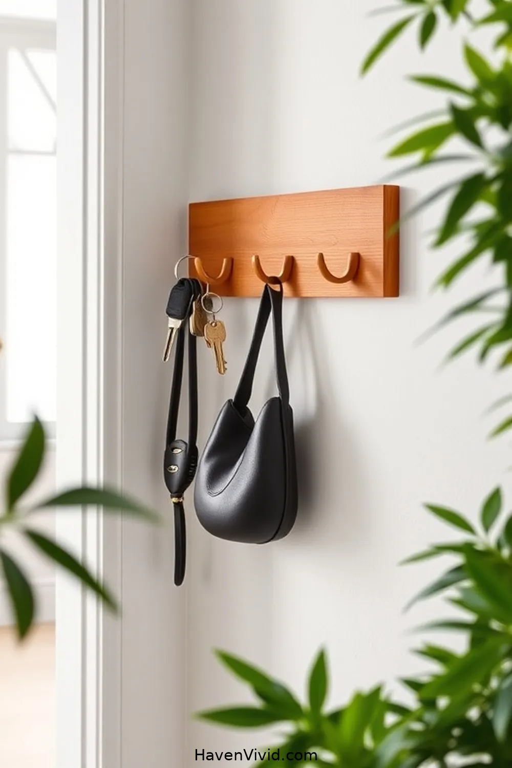 18 Creative Ways to Use Bamboo for Artistic Entryway Spaces 12 Bamboo Hooks for Keys and Accessories for 18 Creative Ways to Use Bamboo for Artistic Entryway Spaces