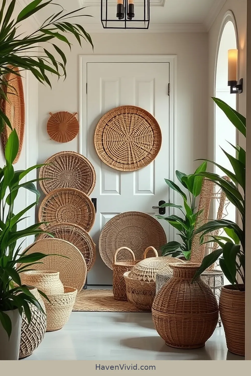 18 Creative Ways to Use Bamboo for Artistic Entryway Spaces 15 Bamboo Woven Baskets for Storage for 18 Creative Ways to Use Bamboo for Artistic Entryway Spaces