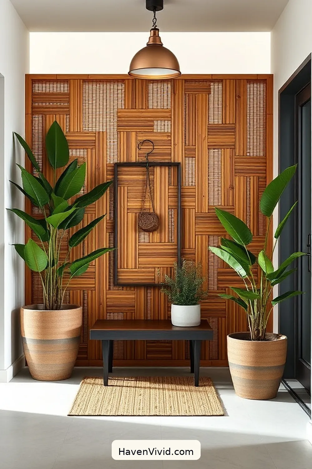 18 Creative Ways to Use Bamboo for Artistic Entryway Spaces 18 Eco-Friendly Bamboo Mudroom Divider for 18 Creative Ways to Use Bamboo for Artistic Entryway Spaces