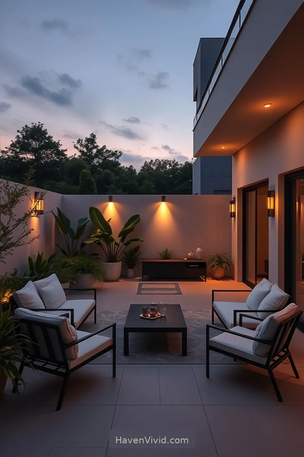 18 Essential Tips for a Minimalist Outdoor Patio Using Solar-Powered Lights 12 Create Zones With Lighting for 18 Essential Tips for a Minimalist Outdoor Patio Using Solar-Powered Lights