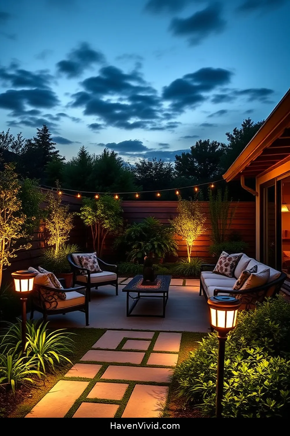18 Essential Tips for a Minimalist Outdoor Patio Using Solar-Powered Lights 9 Use Solar Path Lights for 18 Essential Tips for a Minimalist Outdoor Patio Using Solar-Powered Lights