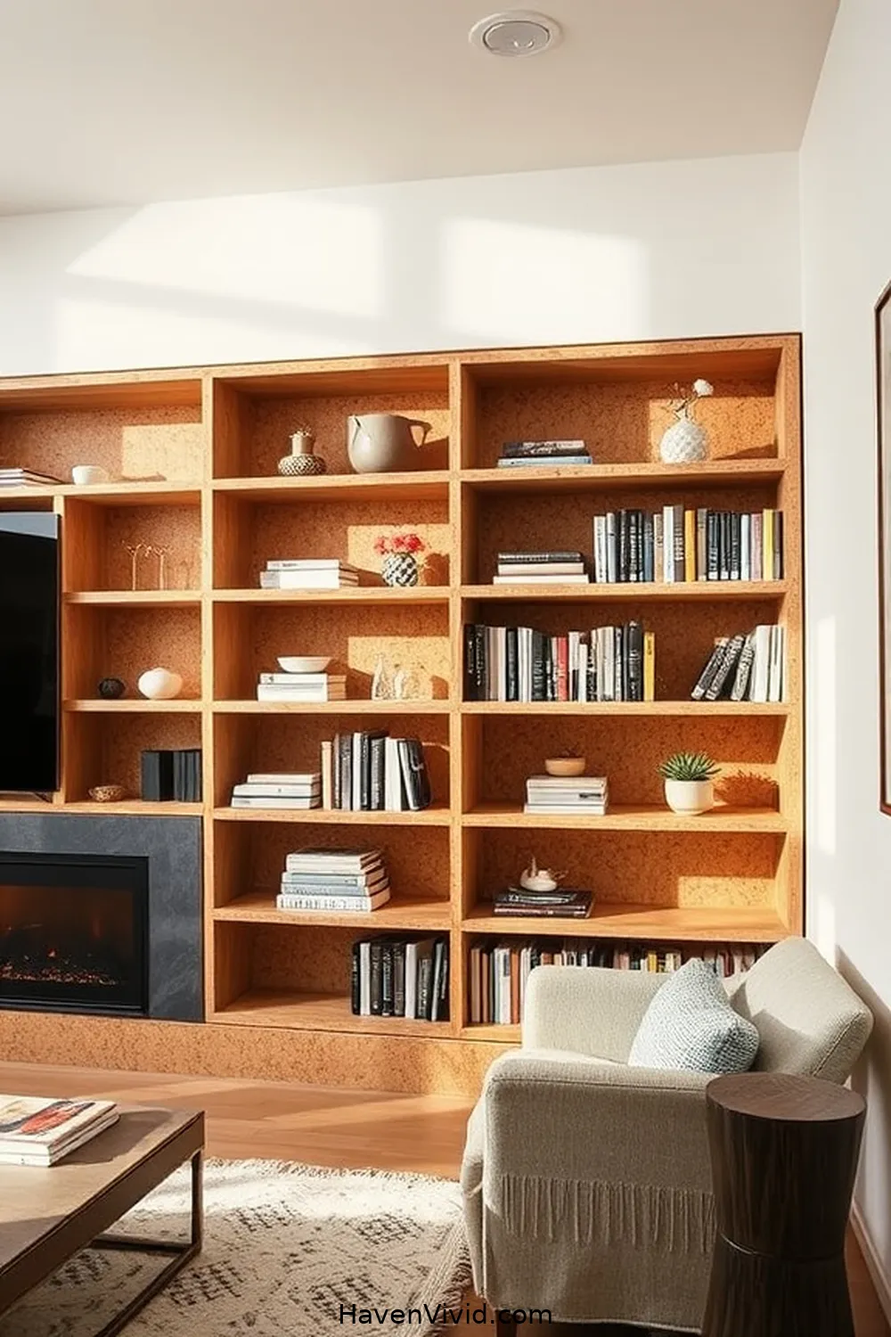 18 Innovative Eco-Friendly Cork Uses for Library Living 12 Cork Shelving for Lightweight Storage for 18 Innovative Eco-Friendly Cork Uses for Library Living