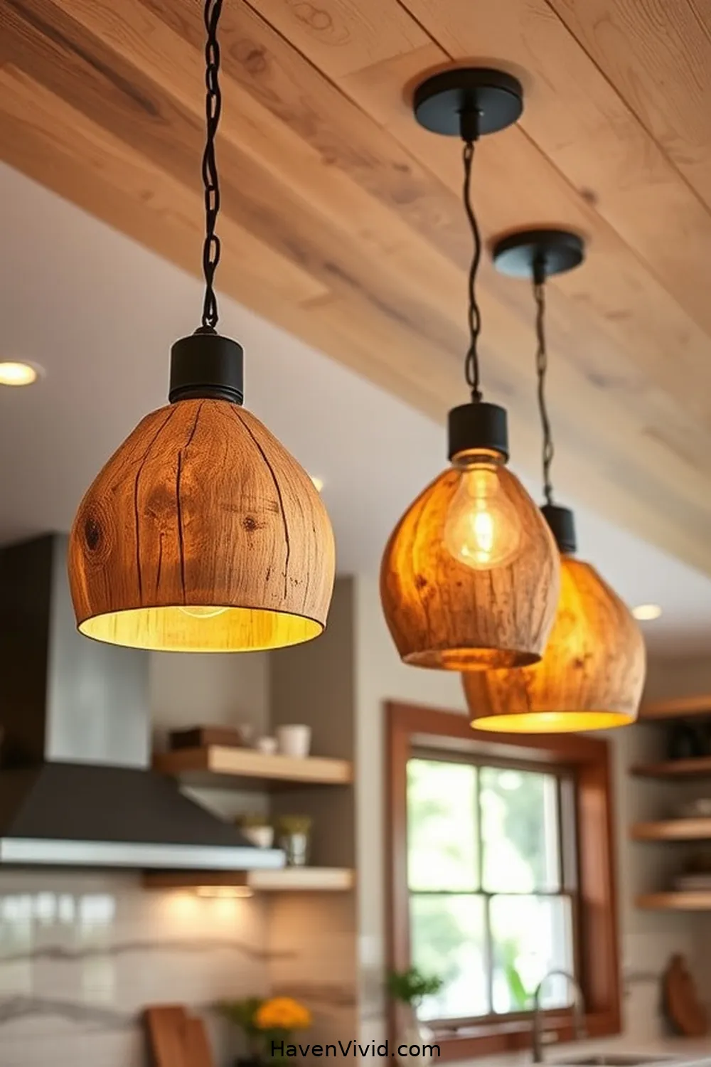 18 Inspiring Ways for Urban Living Using Recycled Wood in Your Kitchen 18 Salvaged Wood Light Fixtures for 18 Inspiring Ways for Urban Living Using Recycled Wood in Your Kitchen