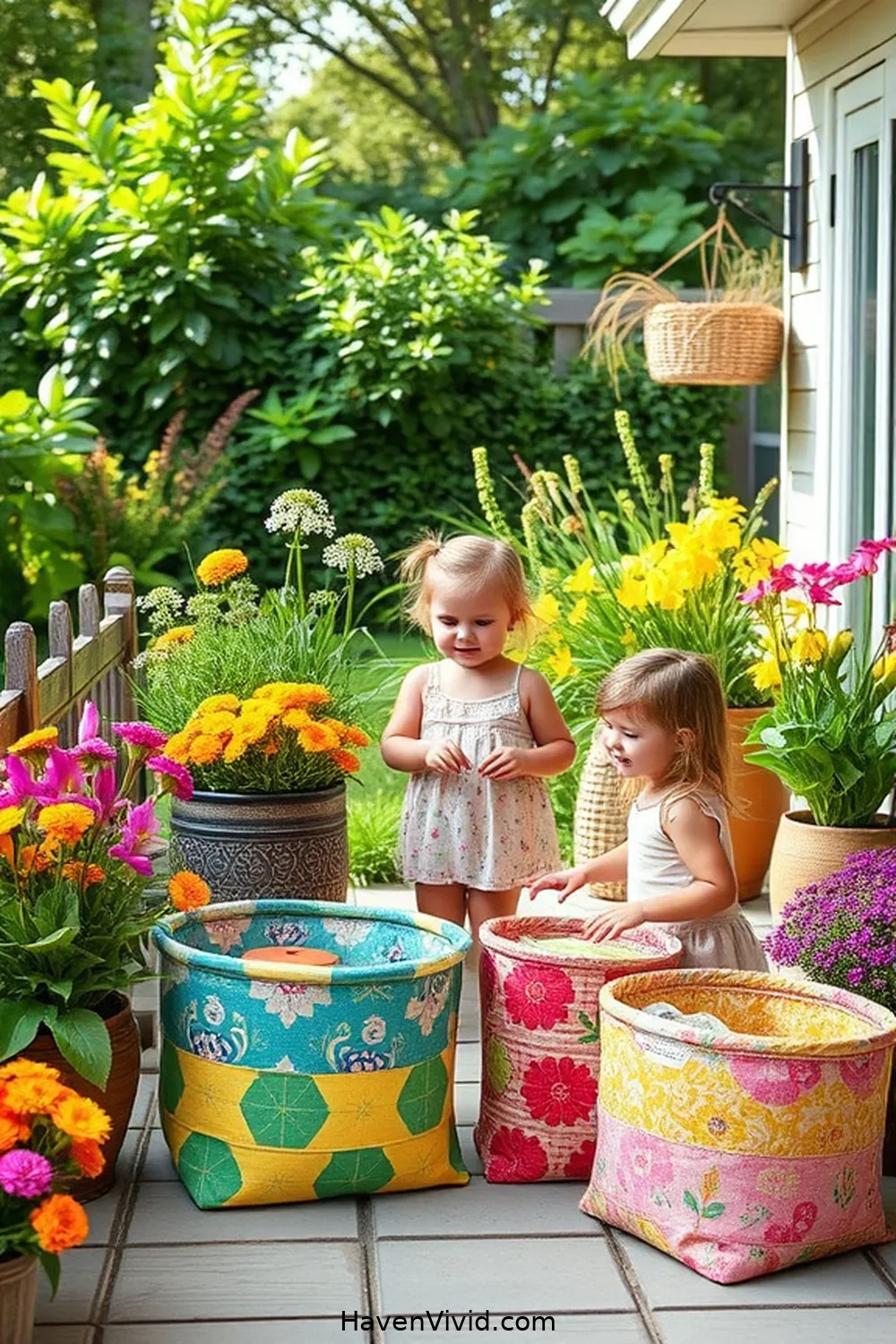 18 Must-Try Hacks Using Upcycled Fabric for a Family-Friendly Outdoor Living Patio 16 DIY Fabric Storage Baskets for 18 Must-Try Hacks Using Upcycled Fabric for a Family-Friendly Outdoor Living Patio