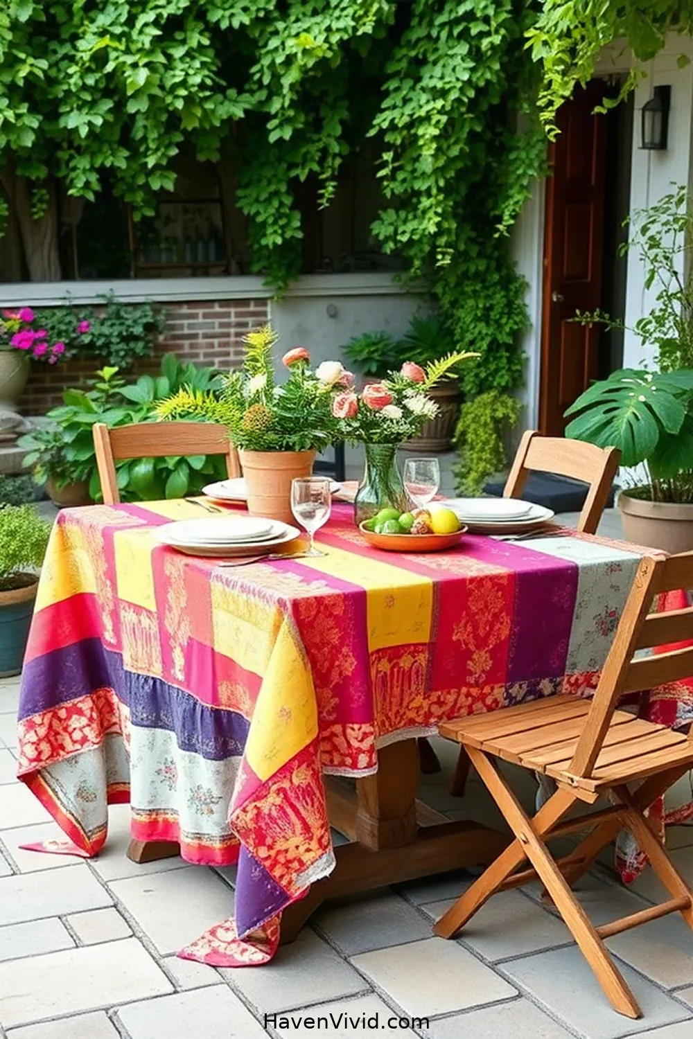 18 Must-Try Hacks Using Upcycled Fabric for a Family-Friendly Outdoor Living Patio 8 Tablecloths From Old Sheets for 18 Must-Try Hacks Using Upcycled Fabric for a Family-Friendly Outdoor Living Patio