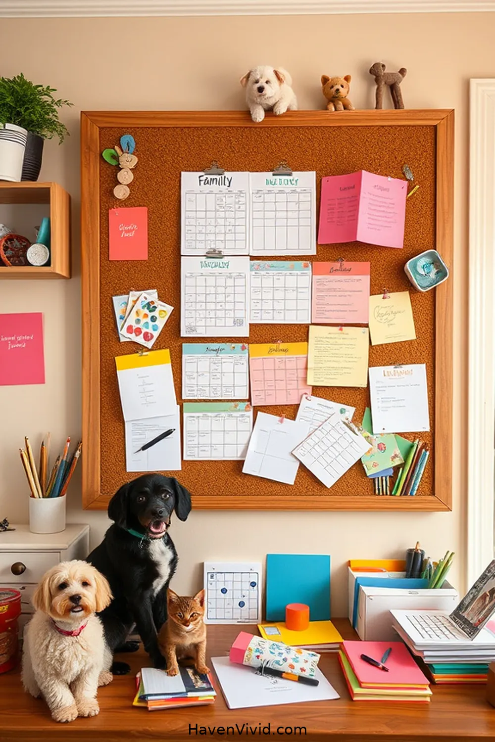 18 Ways for Family-Friendly Living Using Cork Libraries 11 Create a Daily Schedule Board for 18 Ways for Family-Friendly Living Using Cork Libraries