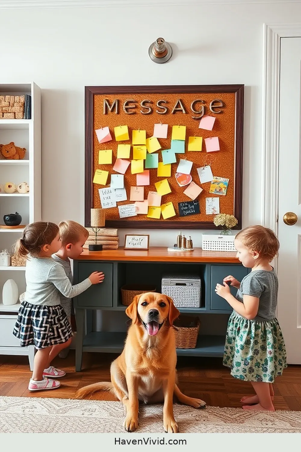 18 Ways for Family-Friendly Living Using Cork Libraries 9 Implement a Message Center for Communication for 18 Ways for Family-Friendly Living Using Cork Libraries