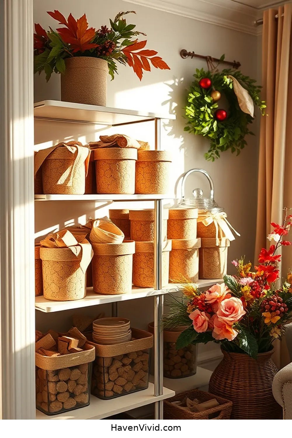 18 Ways for Family-Friendly Living Using Cork Libraries 17 Organize Seasonal Decoration Storage for 18 Ways for Family-Friendly Living Using Cork Libraries