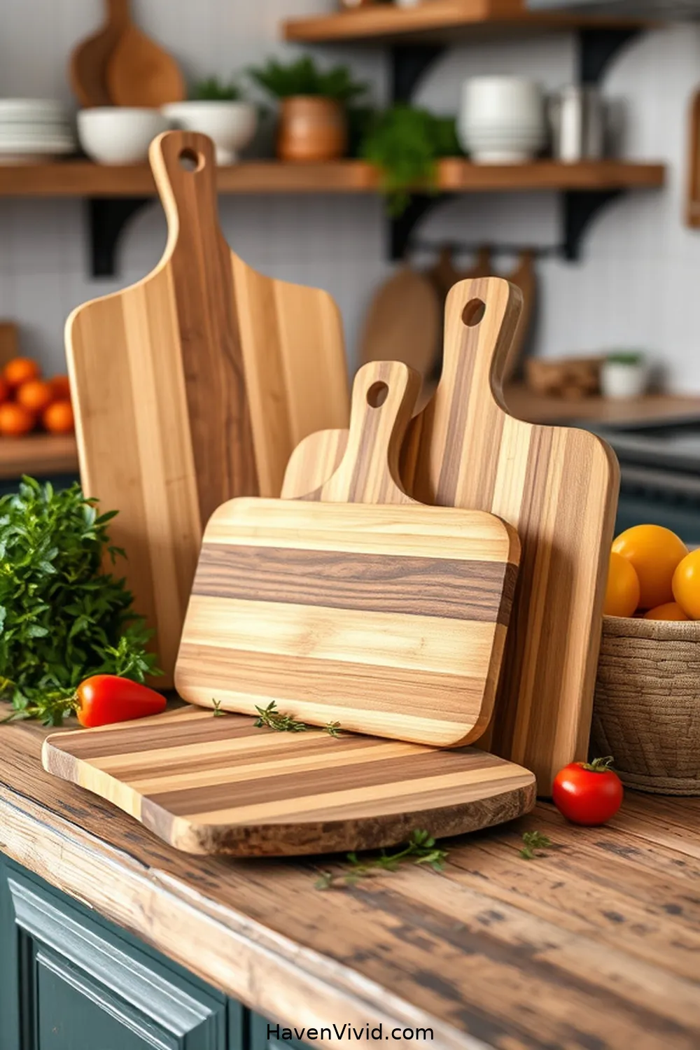 18 Ways for Farmhouse Living in Your Kitchen Using Bamboo 2 Bamboo Cutting Boards for Rustic Chopping for 18 Ways for Farmhouse Living in Your Kitchen Using Bamboo