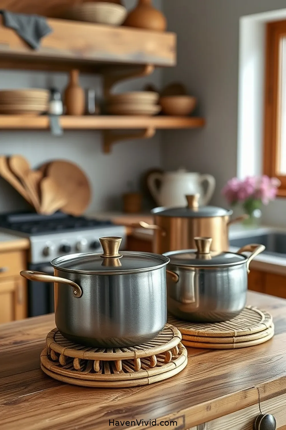 18 Ways for Farmhouse Living in Your Kitchen Using Bamboo 9 Bamboo Pot Holders and Trivets for 18 Ways for Farmhouse Living in Your Kitchen Using Bamboo