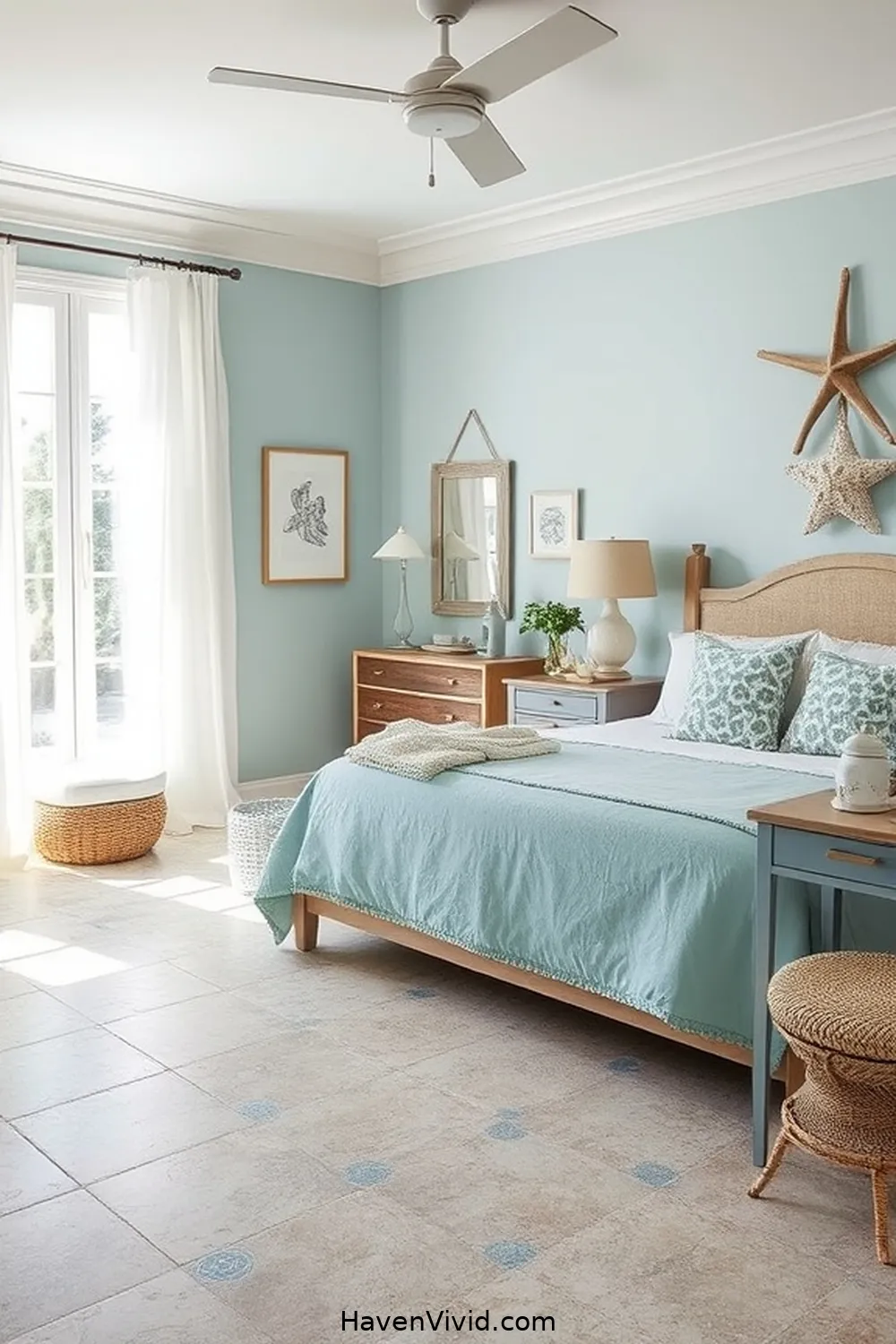 18 Ways to Achieve Coastal Living in Your Bedroom Using Reclaimed Materials 17 Reclaimed Tile Floor Design for 18 Ways to Achieve Coastal Living in Your Bedroom Using Reclaimed Materials