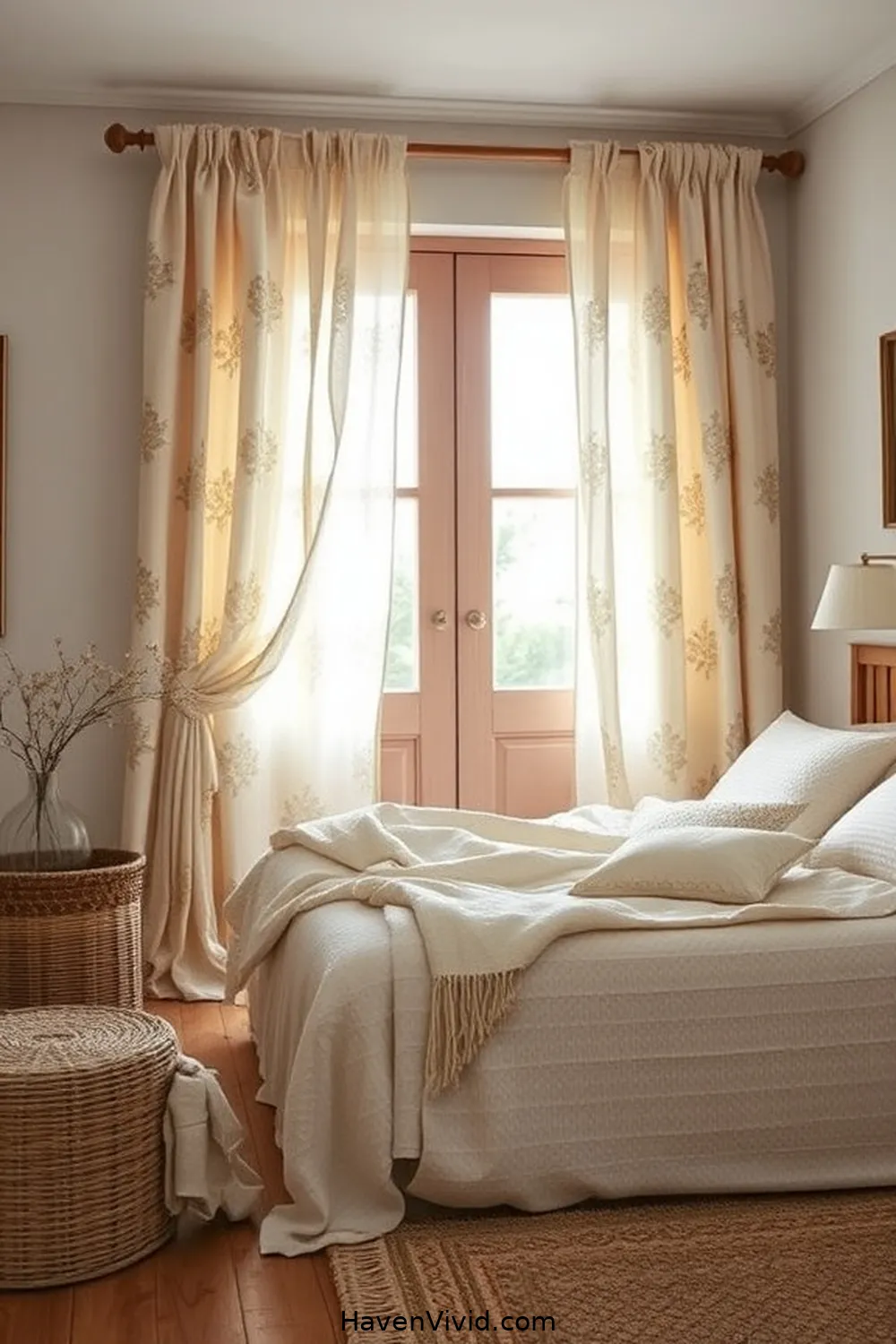 18 Ways to Achieve Coastal Living in Your Bedroom Using Reclaimed Materials 18 Vintage Beachy Textile Curtains for 18 Ways to Achieve Coastal Living in Your Bedroom Using Reclaimed Materials
