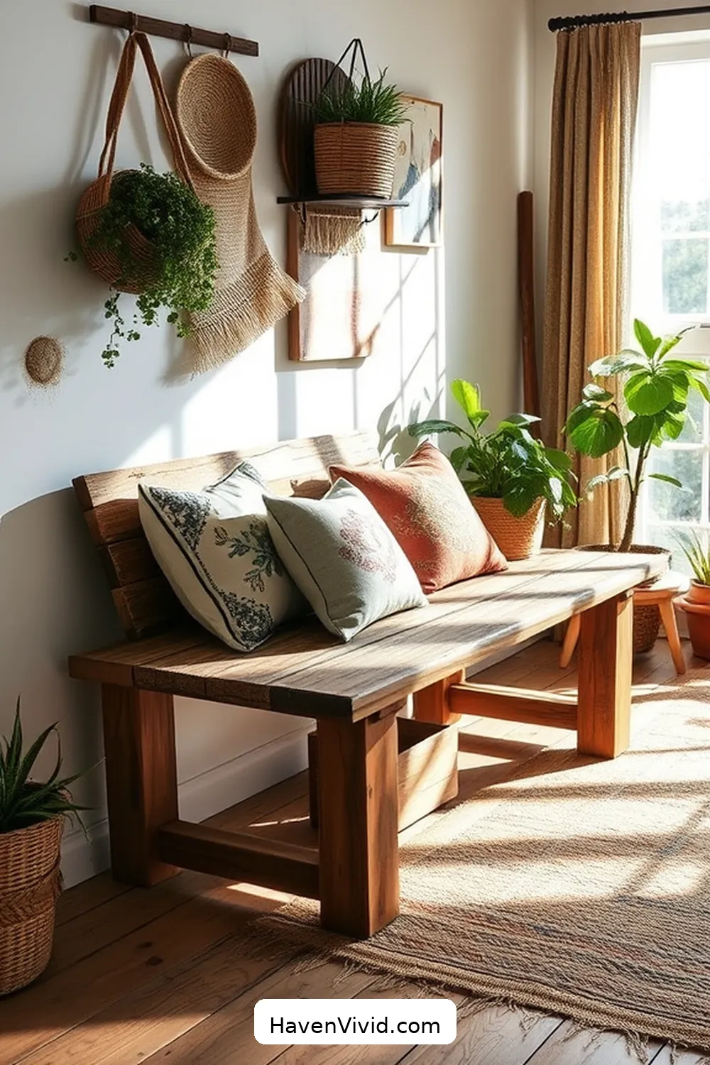 18 Ways to Create a Farmhouse Bedroom Using Reclaimed Materials 13 Craft a Farmhouse-Style Bench From Reclaimed Wood for 18 Ways to Create a Farmhouse Bedroom Using Reclaimed Materials