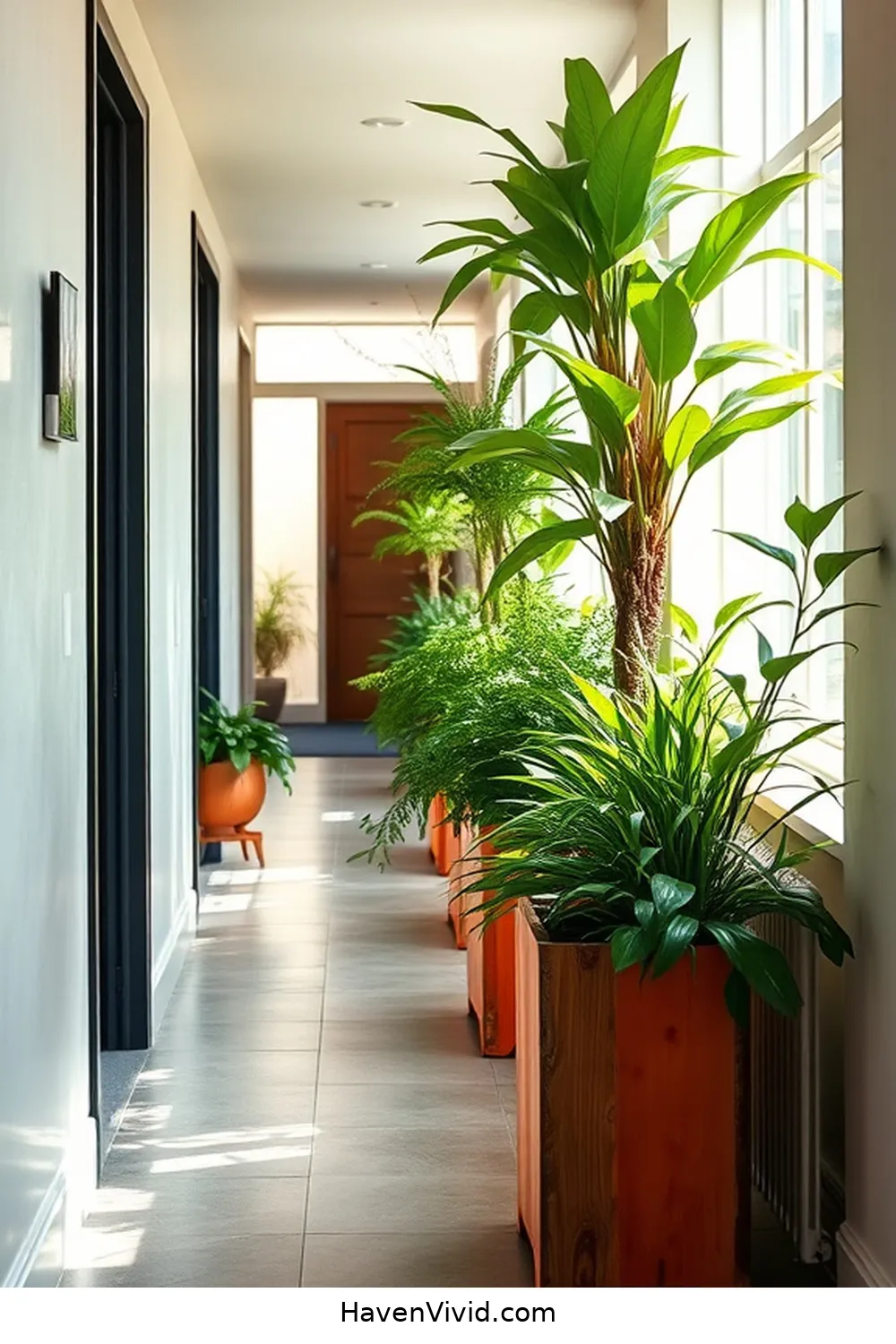 18 Ways to Create an Eco-Friendly Hallway Using Reclaimed Materials 15 Reclaimed Planters for Greenery for 18 Ways to Create an Eco-Friendly Hallway Using Reclaimed Materials
