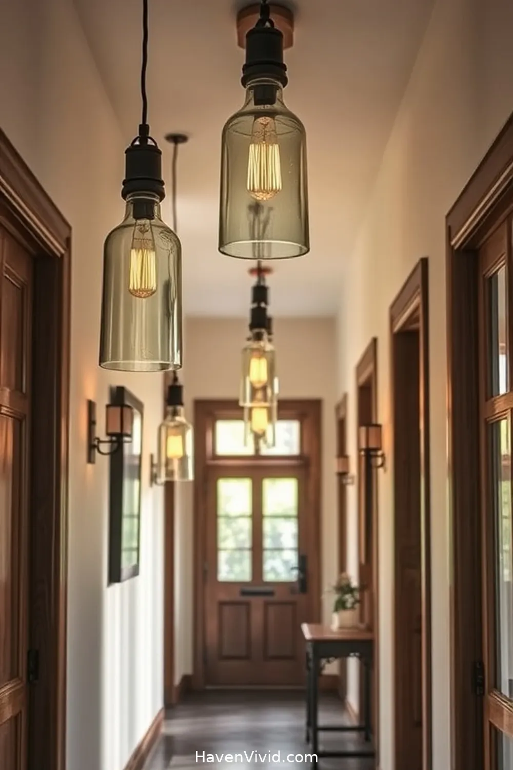 18 Ways to Create an Eco-Friendly Hallway Using Reclaimed Materials 5 Repurposed Light Fixtures for 18 Ways to Create an Eco-Friendly Hallway Using Reclaimed Materials