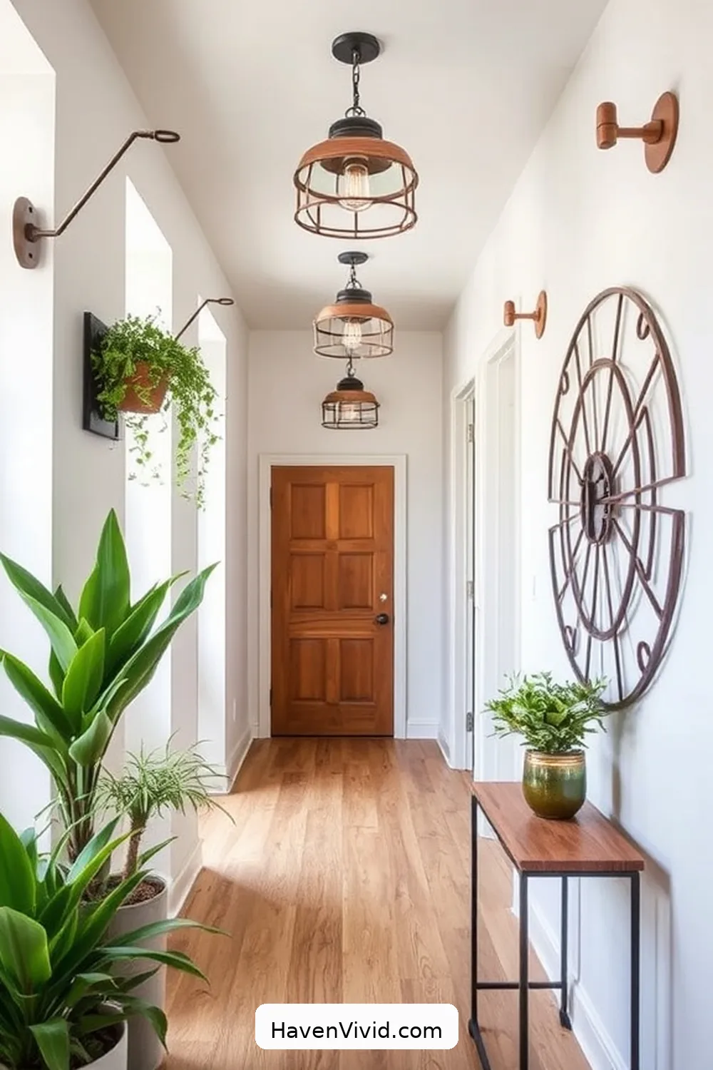 18 Ways to Create an Eco-Friendly Hallway Using Reclaimed Materials 13 Salvaged Metal Accents for 18 Ways to Create an Eco-Friendly Hallway Using Reclaimed Materials