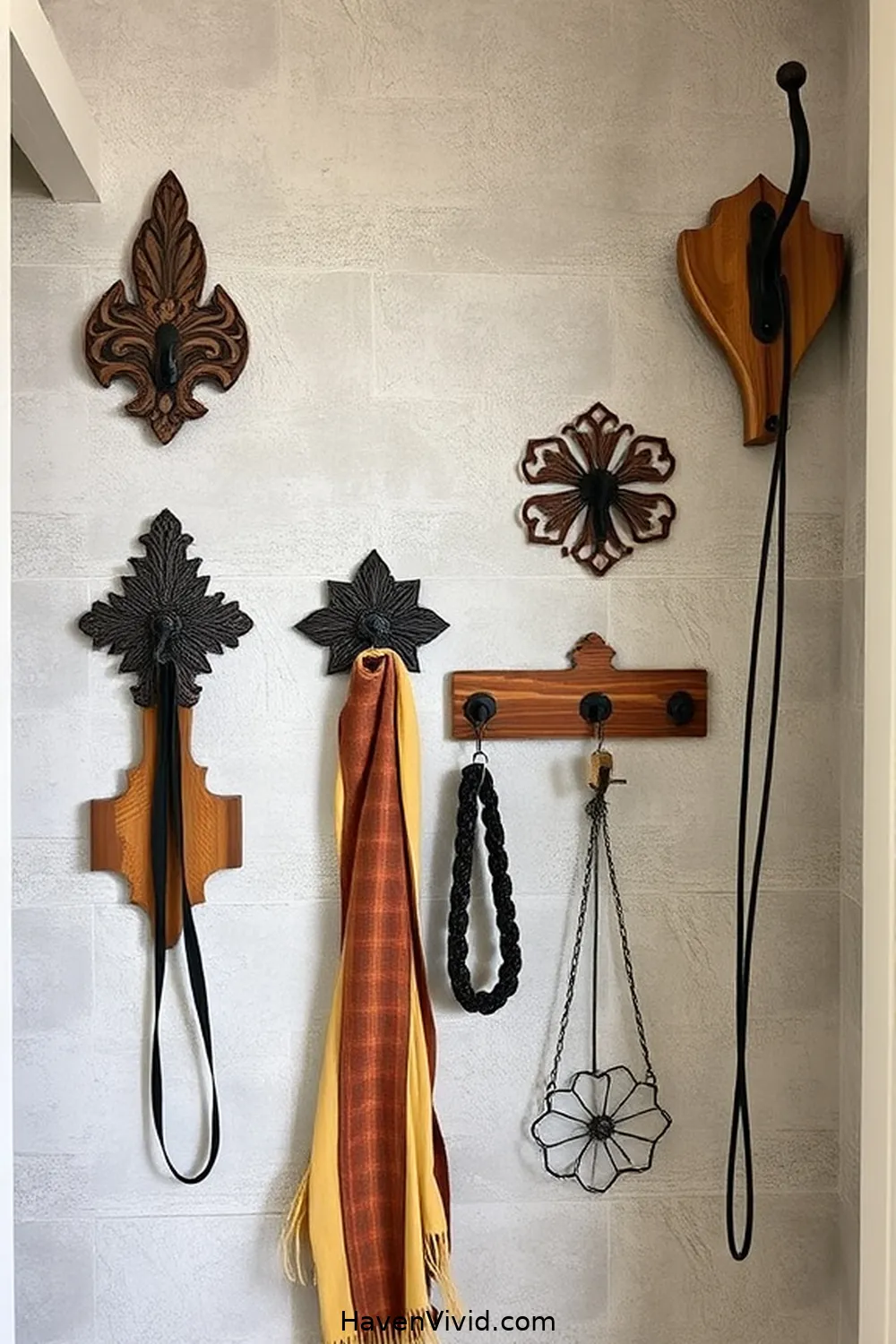 18 Ways to Create an Eco-Friendly Hallway Using Reclaimed Materials 10 Vintage Coat Hooks and Racks for 18 Ways to Create an Eco-Friendly Hallway Using Reclaimed Materials