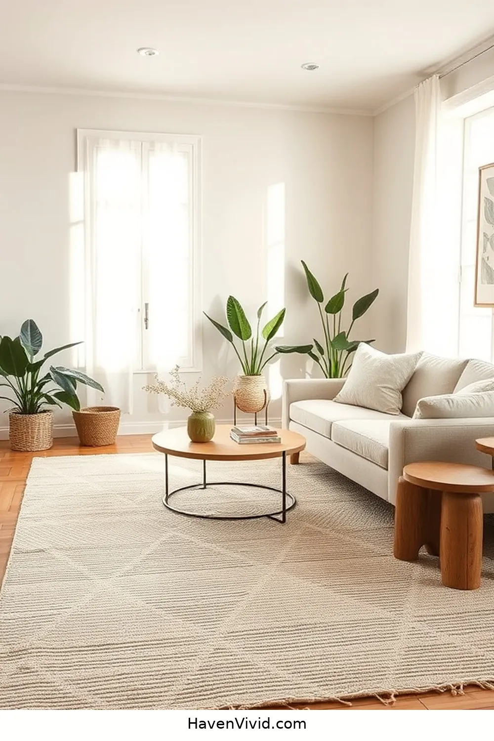18 Ways to Embrace Minimalist Lifestyle in Your Living Room Using Organic Cotton 5 Incorporate Organic Cotton Rugs for Warmth Underfoot for 18 Ways to Embrace Minimalist Lifestyle in Your Living Room Using Organic Cotton