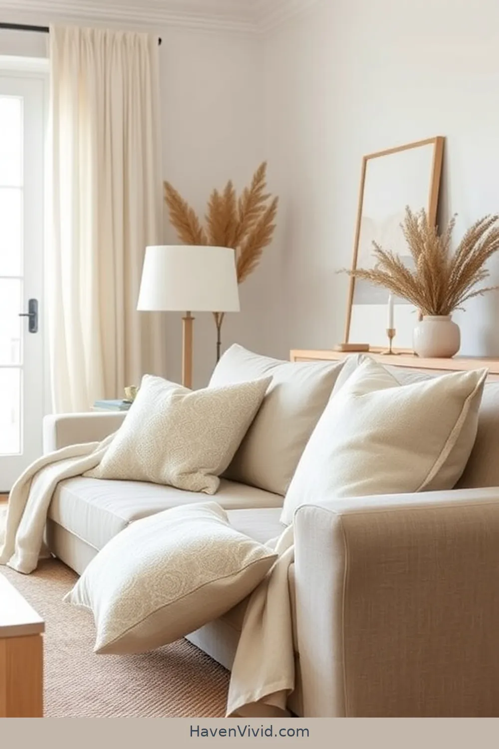 18 Ways to Embrace Minimalist Lifestyle in Your Living Room Using Organic Cotton 3 Use Organic Cotton Throw Pillows to Add Texture for 18 Ways to Embrace Minimalist Lifestyle in Your Living Room Using Organic Cotton