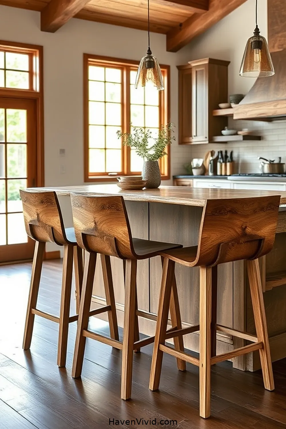 18 Ways to Use Recycled Wood for an Eco-Friendly Kitchen 16 Recycled Wood Bar Stools for 18 Ways to Use Recycled Wood for an Eco-Friendly Kitchen