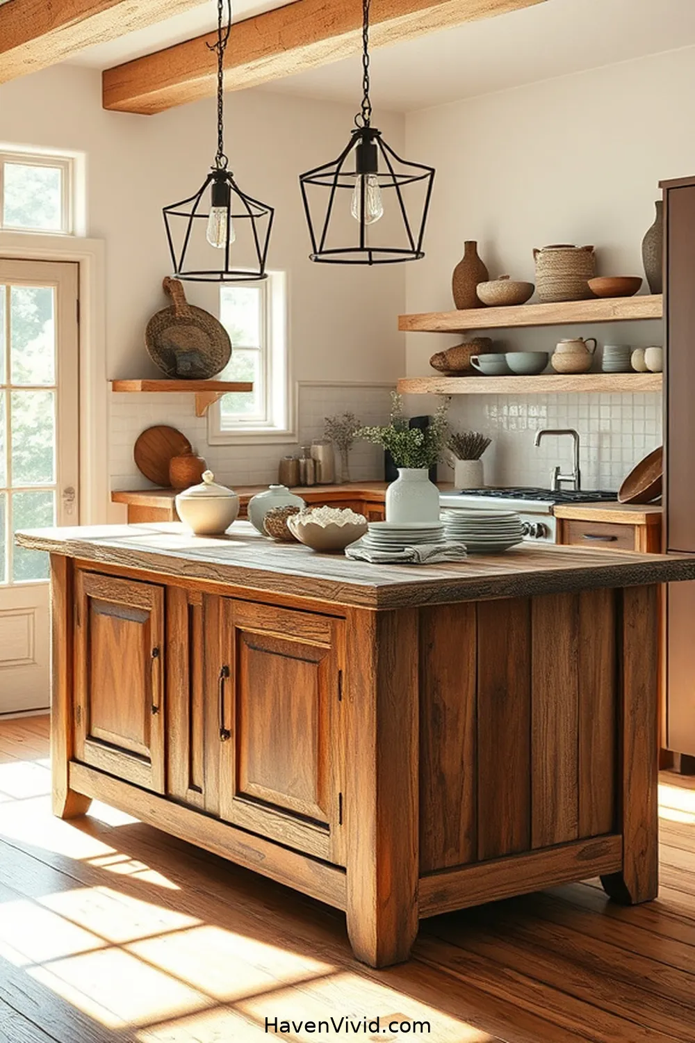 18 Ways to Use Recycled Wood for an Eco-Friendly Kitchen 7 Vintage Recycled Wood Furniture for 18 Ways to Use Recycled Wood for an Eco-Friendly Kitchen