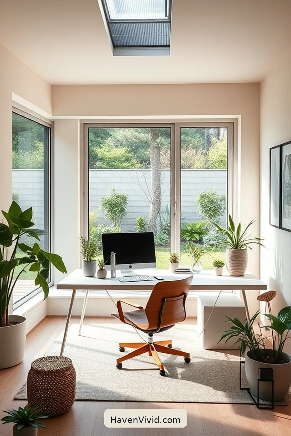 19 Artistic Home Office Spaces Using Solar-Powered Lights 13 Zen Retreat With Solar Mood Lighting for 19 Artistic Home Office Spaces Using Solar-Powered Lights