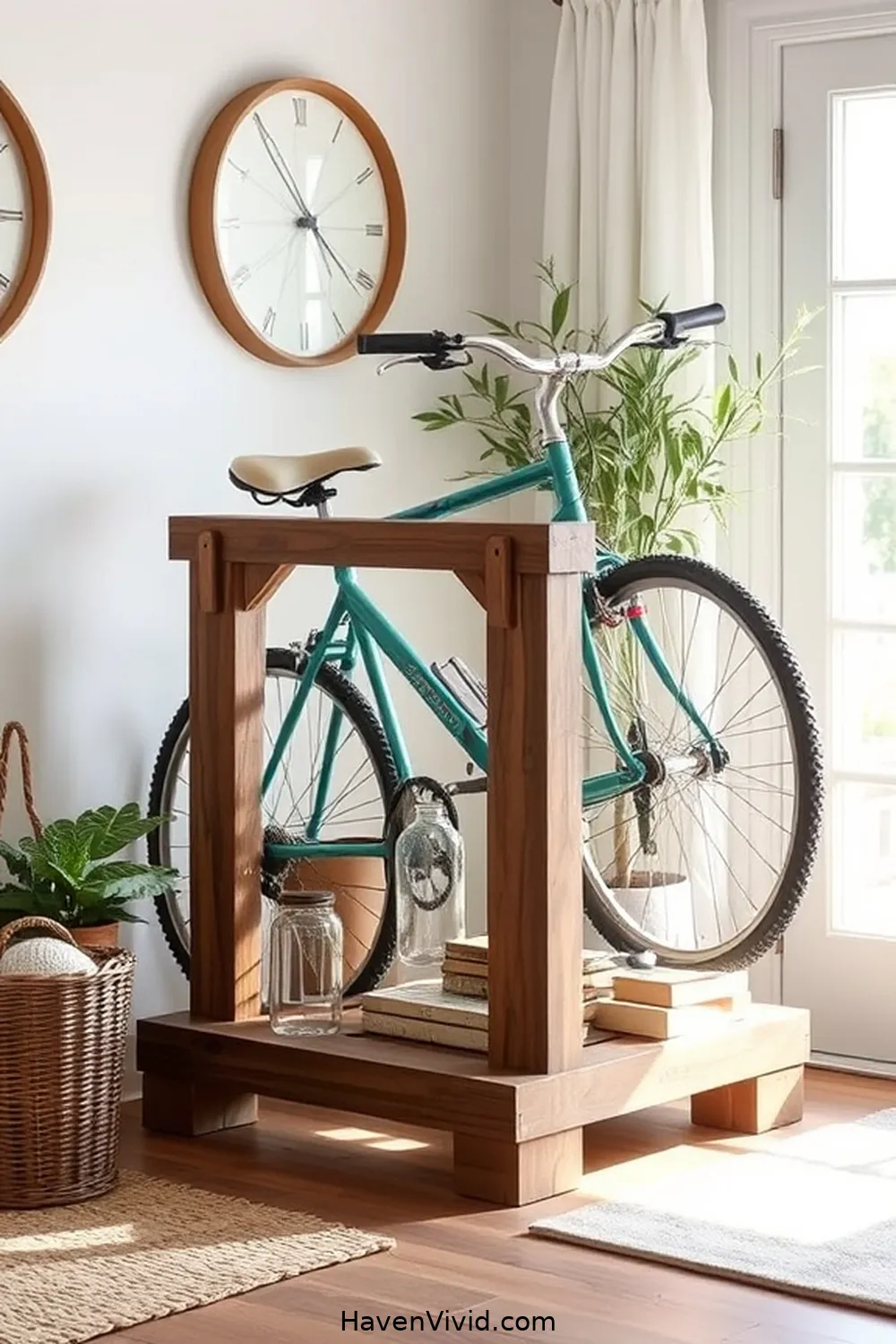 19 Creative Ways for Coastal Living in Your Garage Using Recycled Wood 7 Construct a Wooden Bike Rack for 19 Creative Ways for Coastal Living in Your Garage Using Recycled Wood