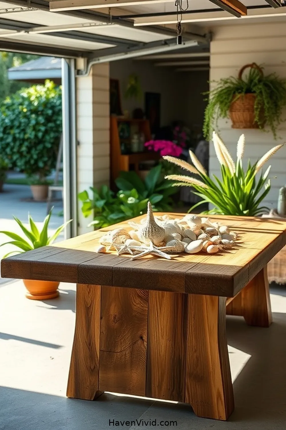 19 Creative Ways for Coastal Living in Your Garage Using Recycled Wood 14 Make a Reclaimed Wood Table for 19 Creative Ways for Coastal Living in Your Garage Using Recycled Wood
