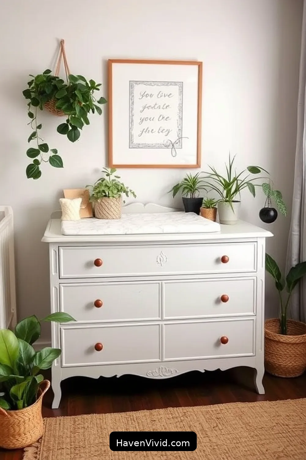 19 Creative Ways for Using Reclaimed Materials in Your Urban Living Nursery 8 DIY Changing Table From an Old Dresser for 19 Creative Ways for Using Reclaimed Materials in Your Urban Living Nursery
