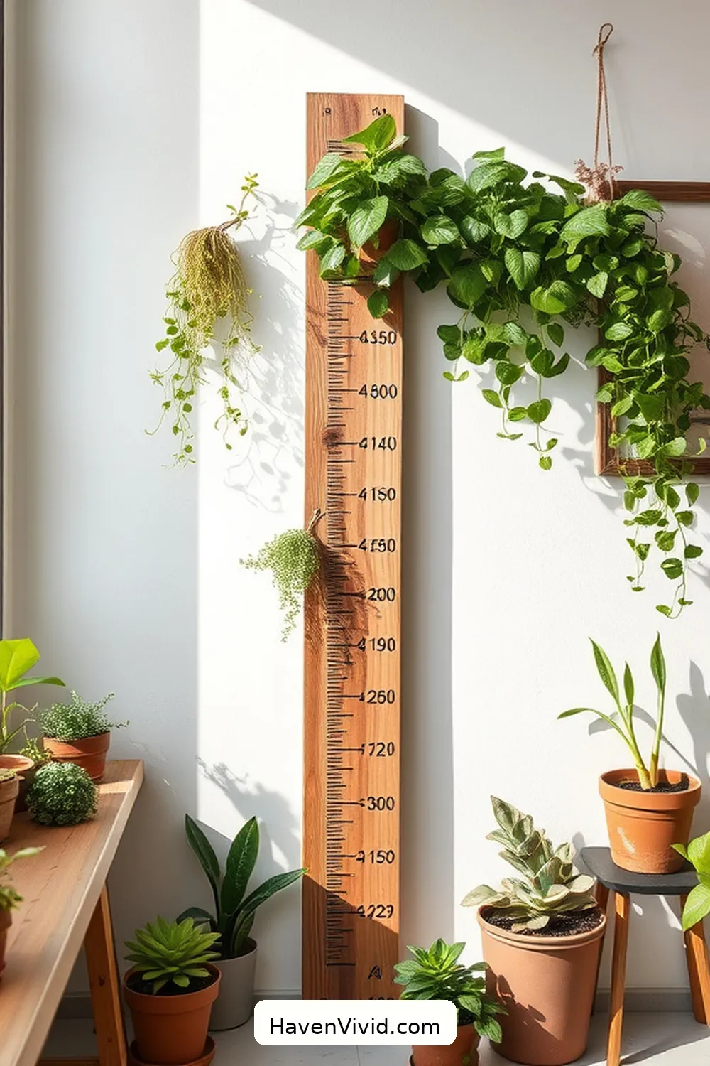 19 Creative Ways for Using Reclaimed Materials in Your Urban Living Nursery 20 DIY Growth Chart Using Reclaimed Materials for 19 Creative Ways for Using Reclaimed Materials in Your Urban Living Nursery