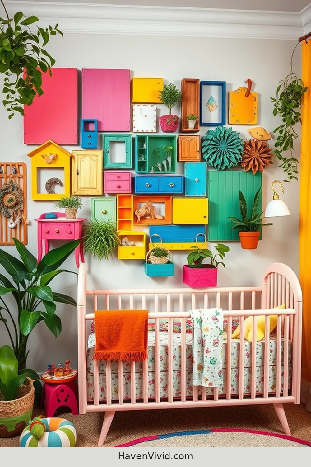 19 Creative Ways for Using Reclaimed Materials in Your Urban Living Nursery 18 Handmade Wall Art From Broken Furniture Pieces for 19 Creative Ways for Using Reclaimed Materials in Your Urban Living Nursery