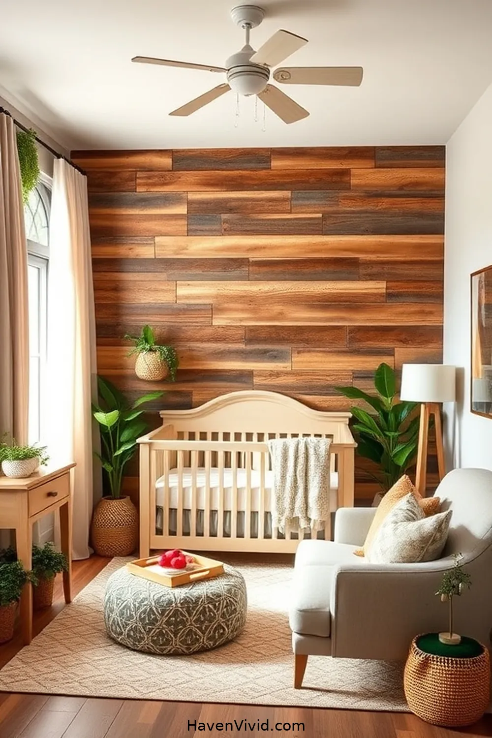 19 Creative Ways for Using Reclaimed Materials in Your Urban Living Nursery 13 Reclaimed Timber Accent Wall for 19 Creative Ways for Using Reclaimed Materials in Your Urban Living Nursery