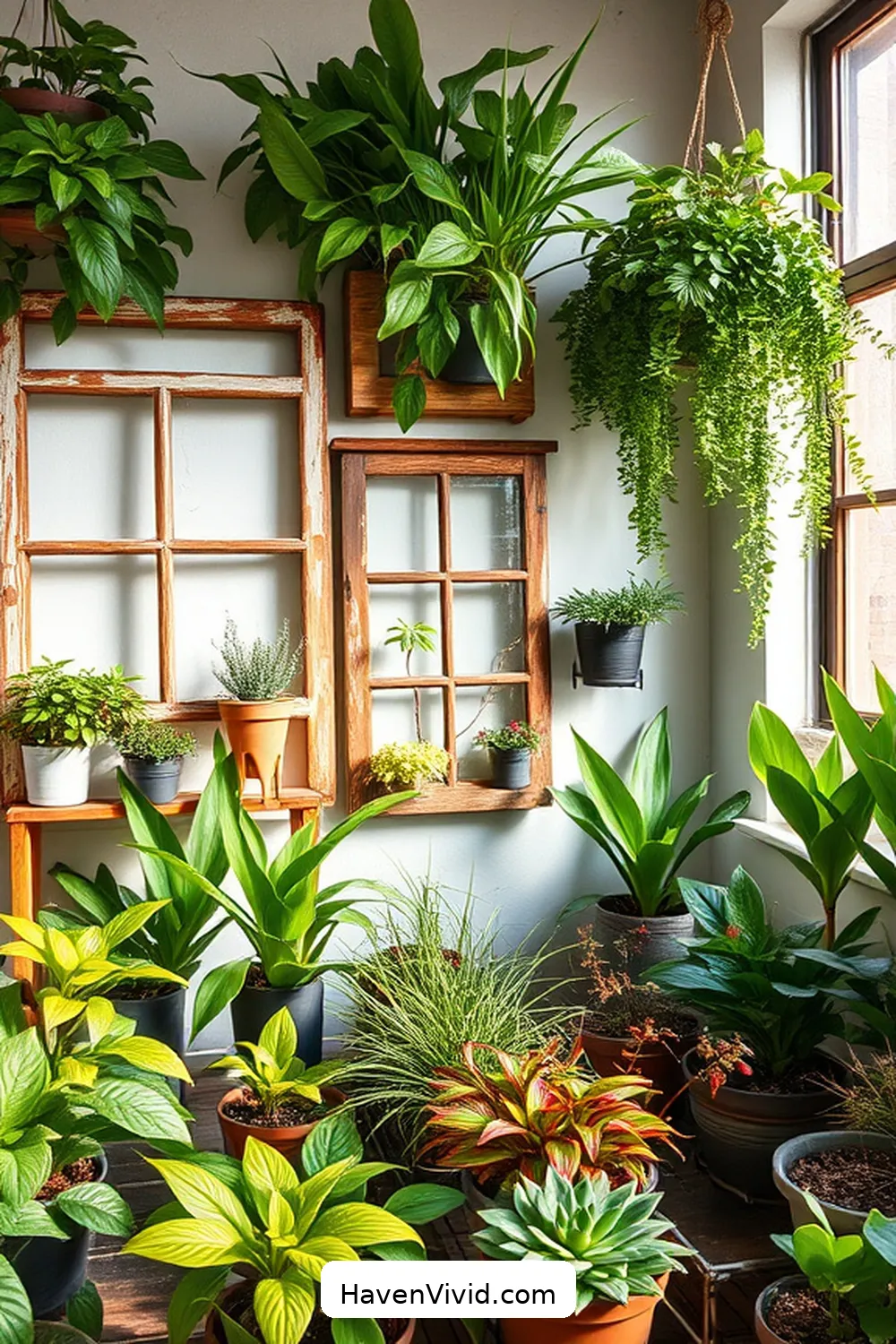 19 Creative Ways for Using Reclaimed Materials in Your Urban Living Nursery 6 Reclaimed Window Frames as Wall Art for 19 Creative Ways for Using Reclaimed Materials in Your Urban Living Nursery