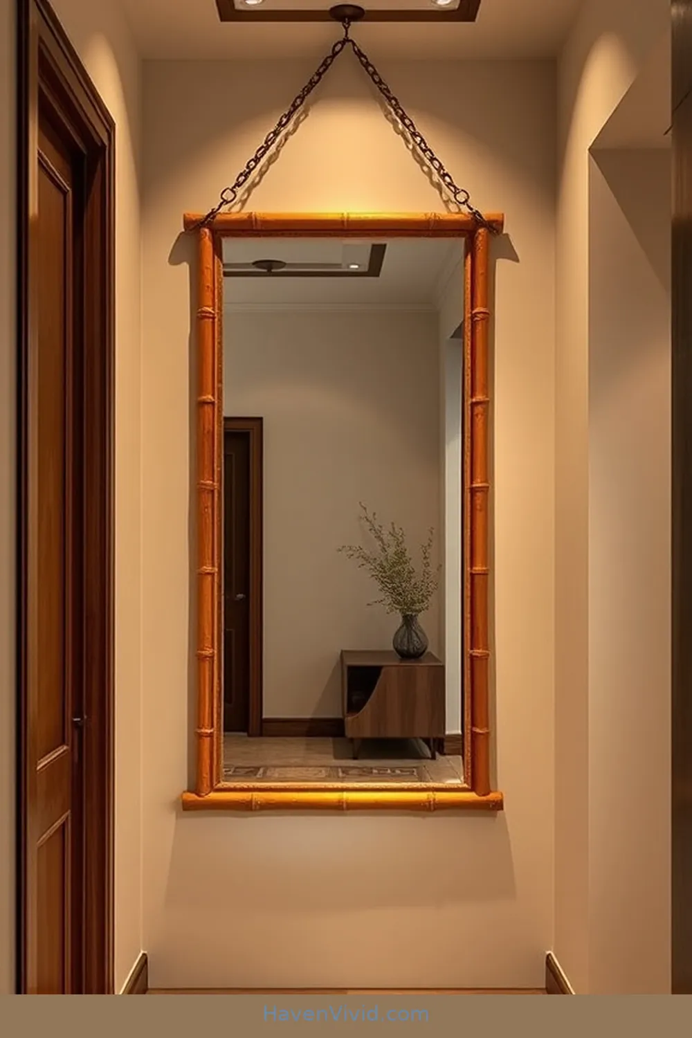 19 Creative Ways of Using Bamboo in Artistic Hallway Spaces 14 Bamboo Mirror Frame: Reflect Your Style for 19 Creative Ways of Using Bamboo in Artistic Hallway Spaces