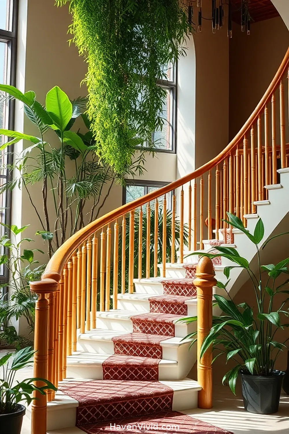 19 Creative Ways of Using Bamboo in Artistic Hallway Spaces 6 Bamboo Railing: An Eco-Friendly Staircase Upgrade for 19 Creative Ways of Using Bamboo in Artistic Hallway Spaces