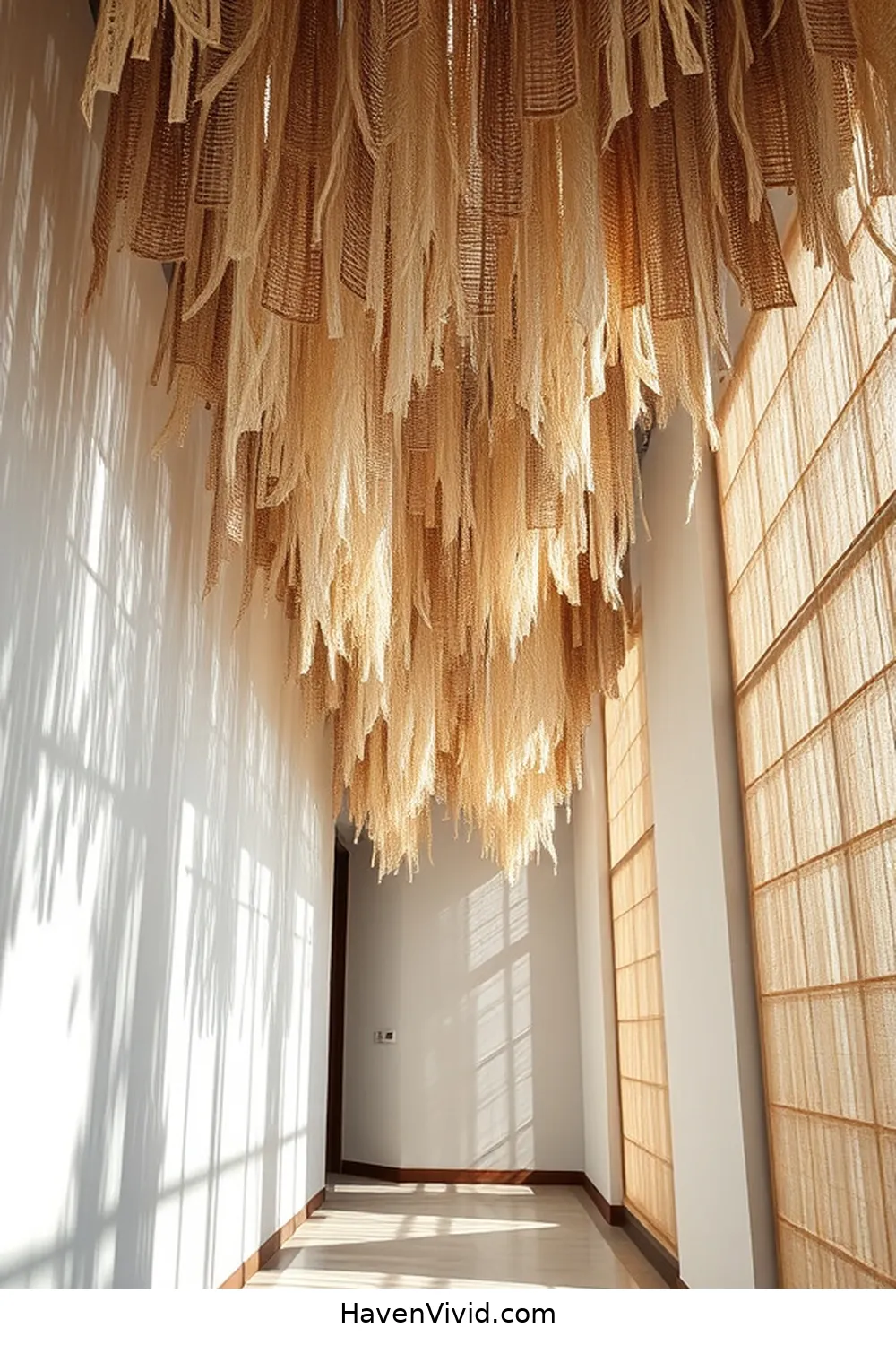 19 Creative Ways of Using Bamboo in Artistic Hallway Spaces 19 Bamboo Tapestry: Add Depth With Fabric for 19 Creative Ways of Using Bamboo in Artistic Hallway Spaces