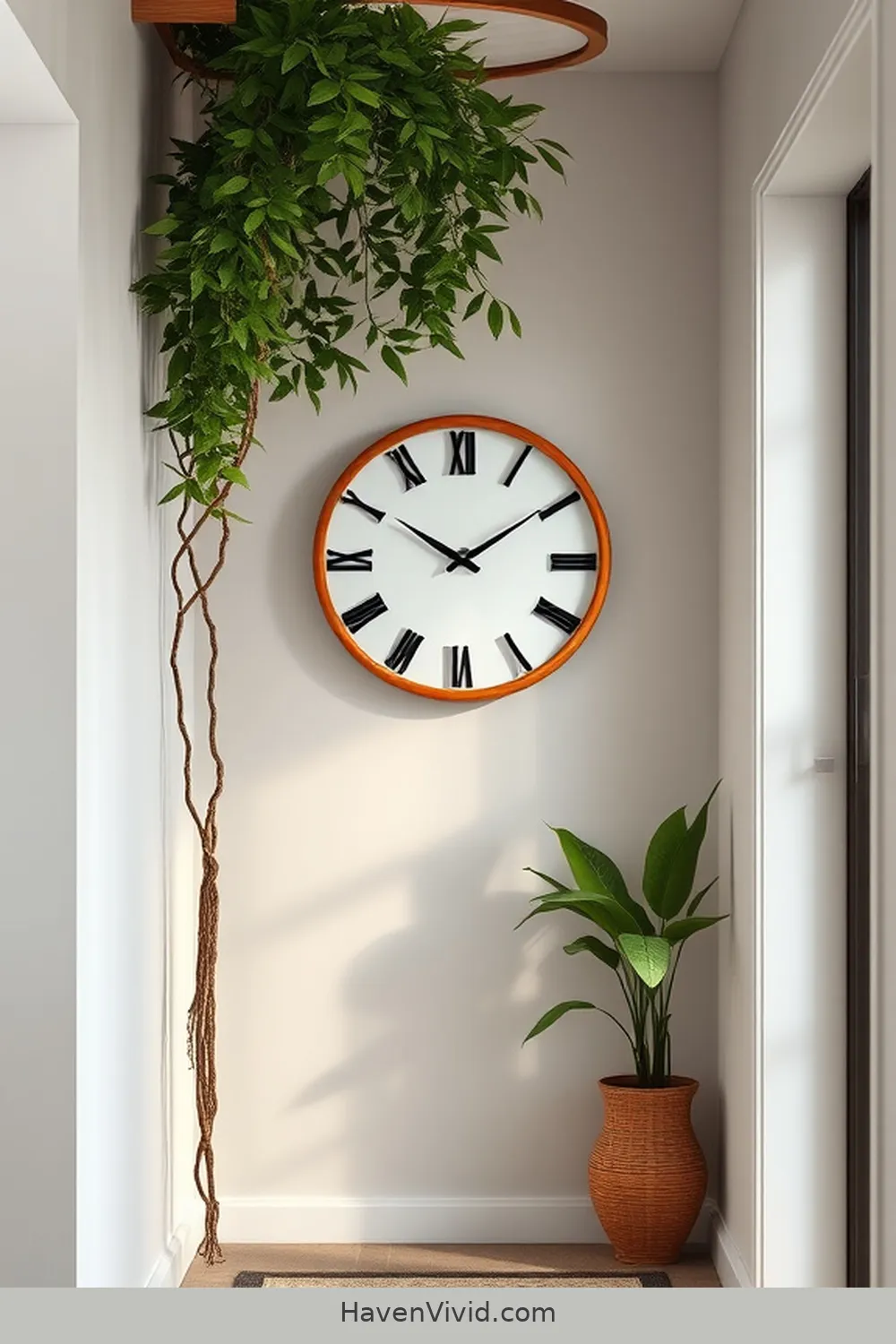 19 Creative Ways of Using Bamboo in Artistic Hallway Spaces 18 Bamboo Wall Clock: Functional Art for 19 Creative Ways of Using Bamboo in Artistic Hallway Spaces