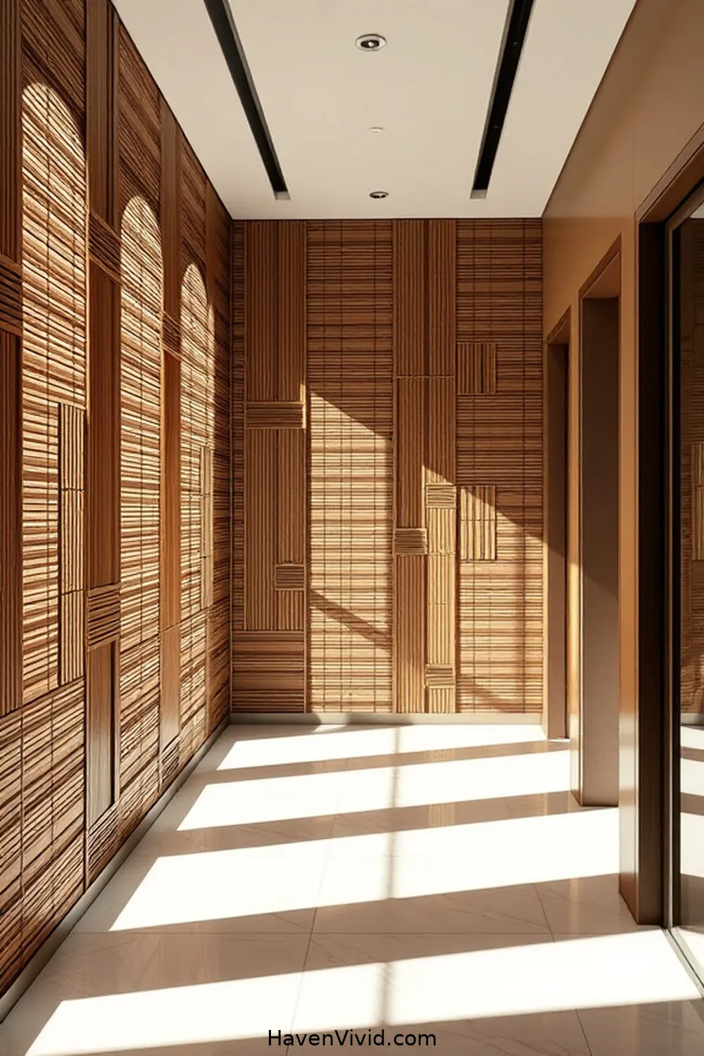 19 Creative Ways of Using Bamboo in Artistic Hallway Spaces 15 Bamboo Wall Panels: Enhance Texture and Depth for 19 Creative Ways of Using Bamboo in Artistic Hallway Spaces