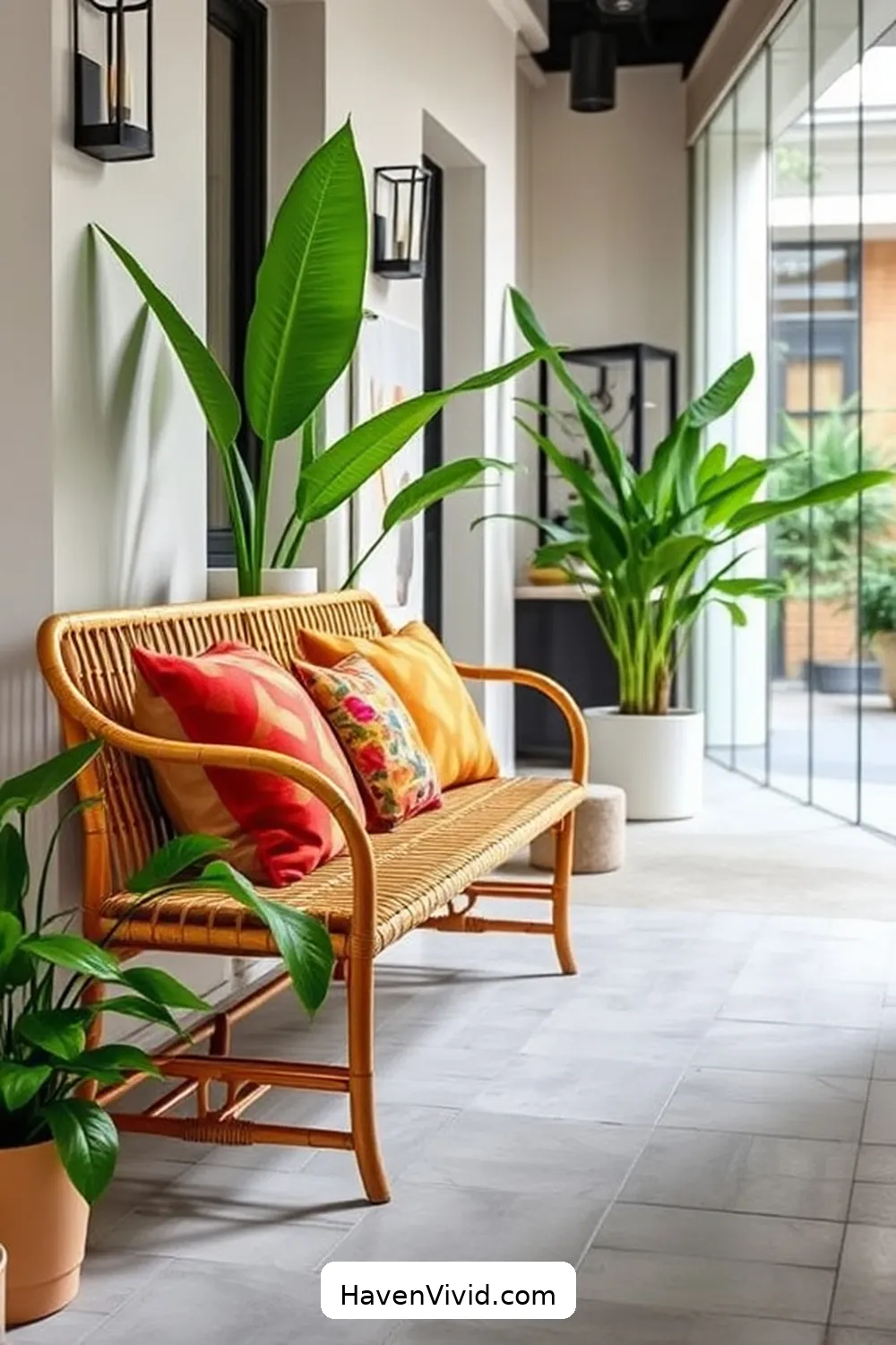 19 Creative Ways of Using Bamboo in Your Urban Living Hallway 7 Bamboo Bench for Seating With Style for 19 Creative Ways of Using Bamboo in Your Urban Living Hallway