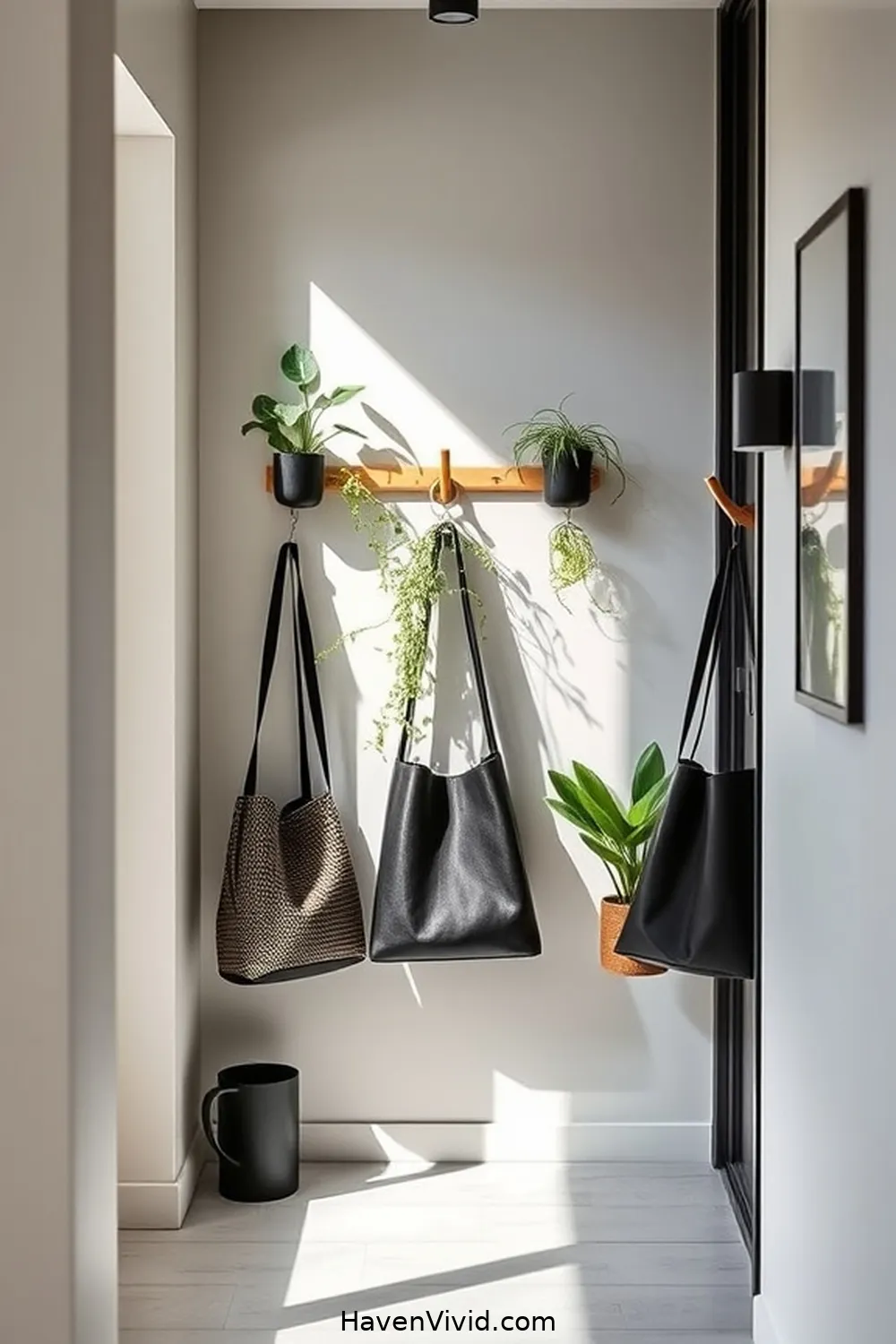 19 Creative Ways of Using Bamboo in Your Urban Living Hallway 4 Bamboo Hooks for Functional Storage for 19 Creative Ways of Using Bamboo in Your Urban Living Hallway