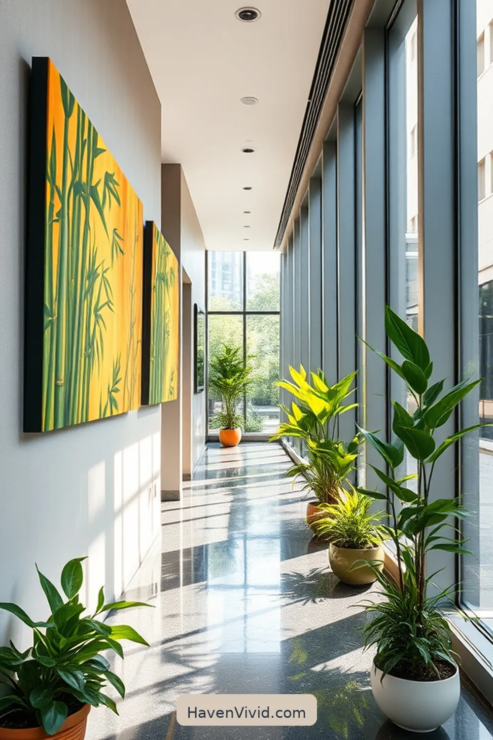 19 Creative Ways of Using Bamboo in Your Urban Living Hallway 19 Eco-friendly Bamboo Paintings for 19 Creative Ways of Using Bamboo in Your Urban Living Hallway