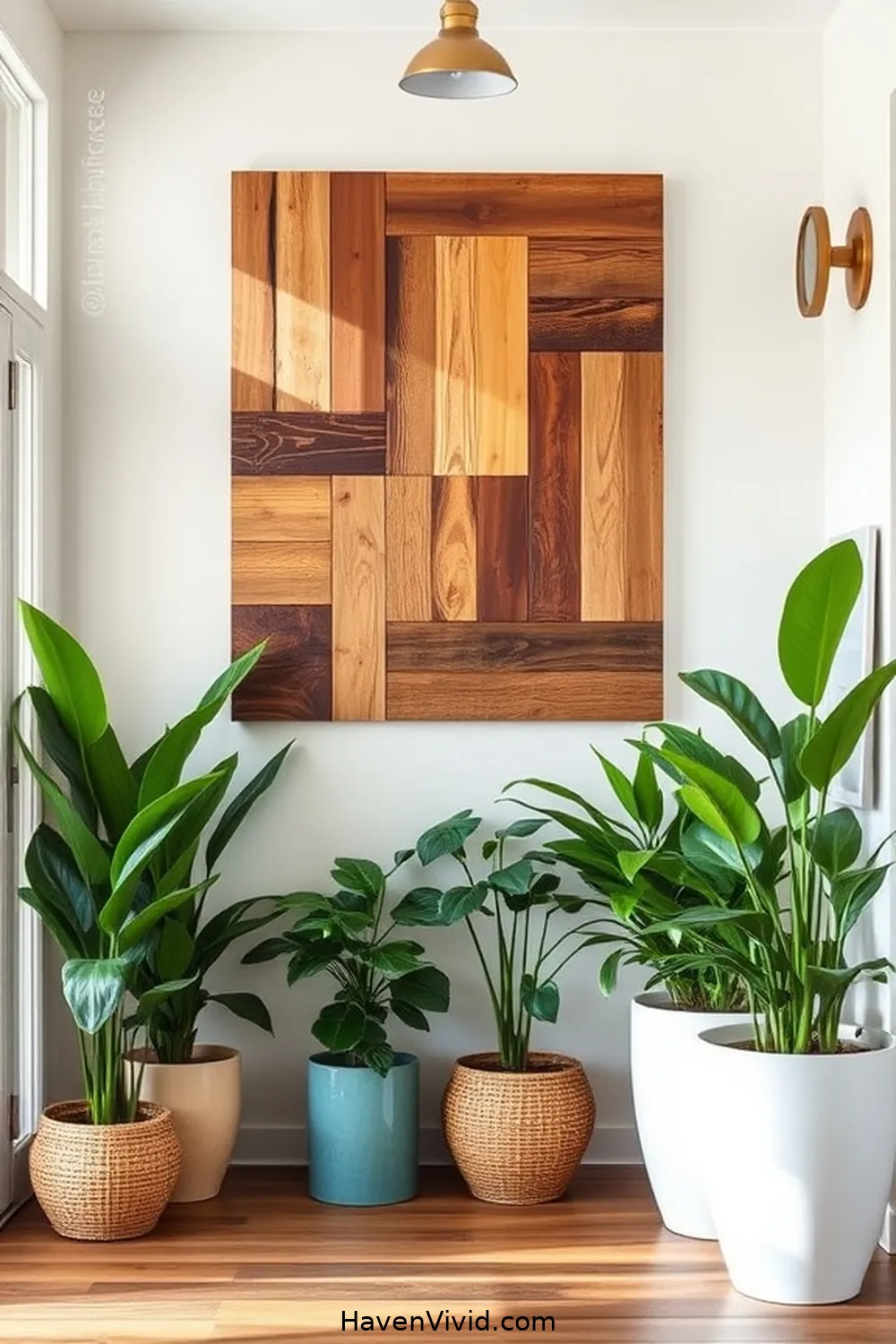 19 Creative Ways to Create a Family-Friendly Living Entryway Using Recycled Wood 7 DIY Wood Wall Art for 19 Creative Ways to Create a Family-Friendly Living Entryway Using Recycled Wood
