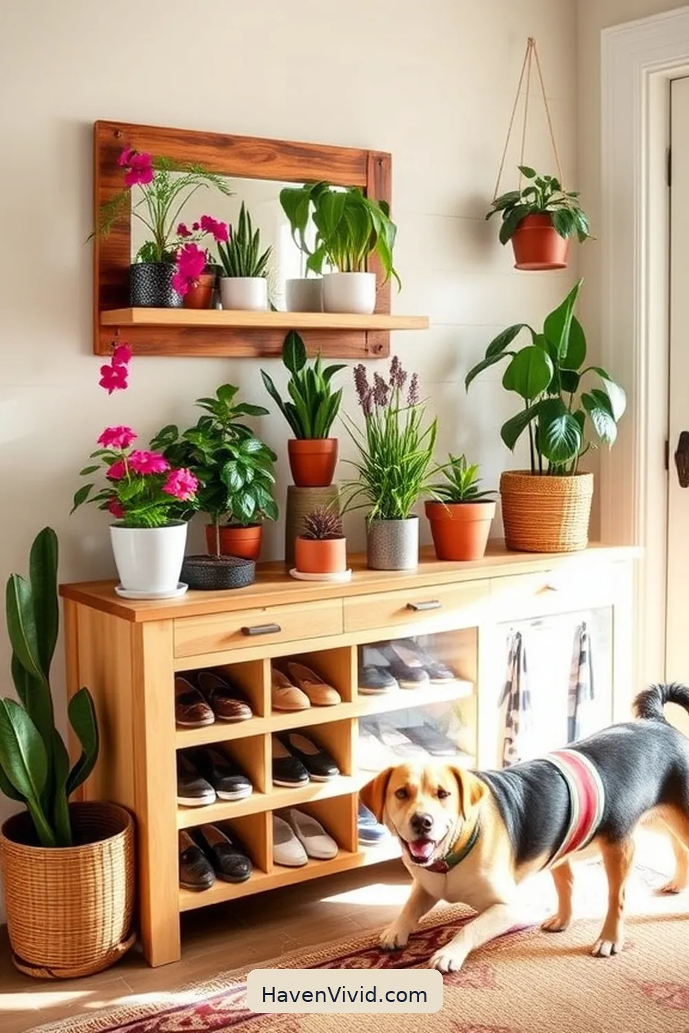 19 Creative Ways to Create a Family-Friendly Living Entryway Using Recycled Wood 4 Upcycled Shoe Organizer for 19 Creative Ways to Create a Family-Friendly Living Entryway Using Recycled Wood