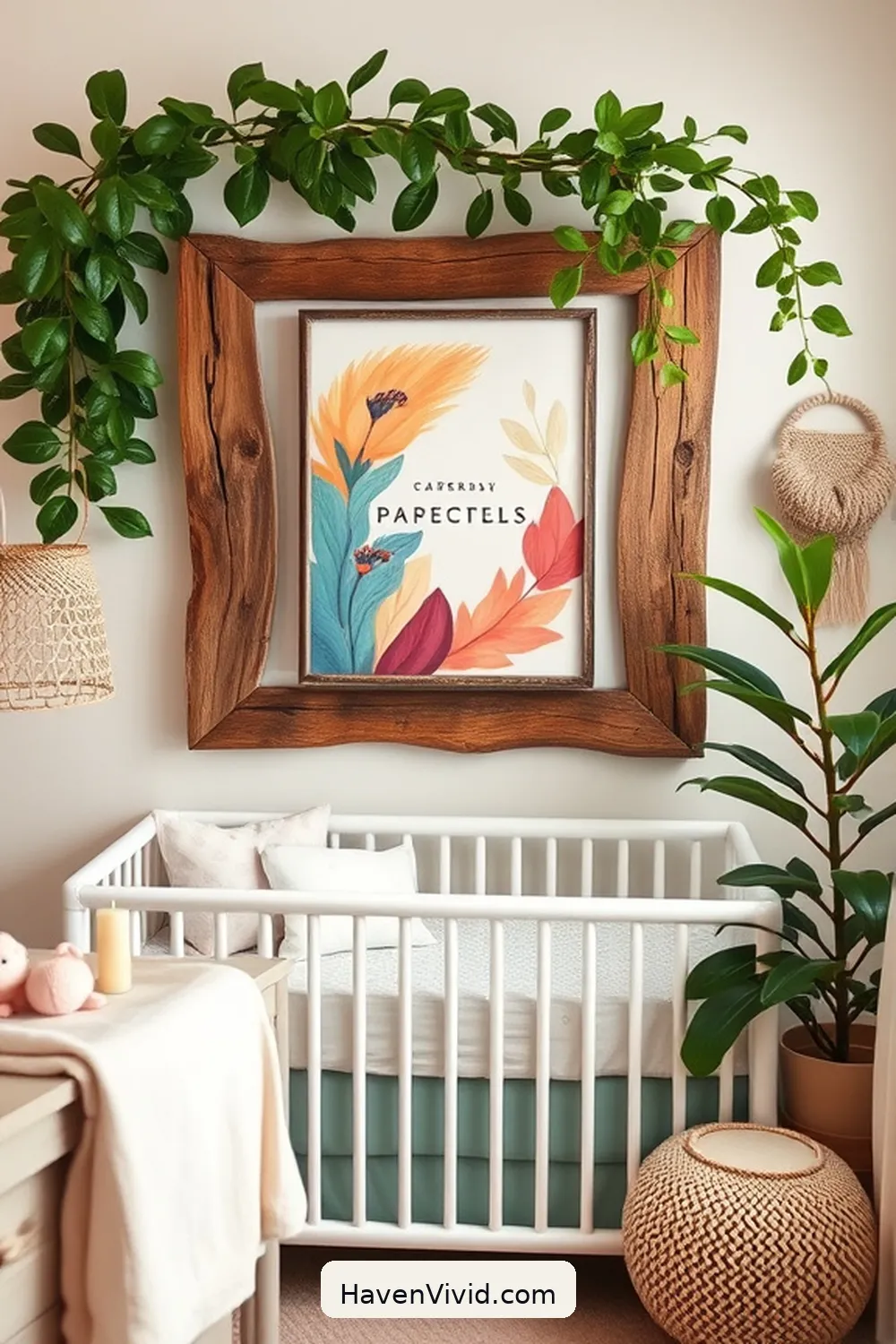 19 Inspiring Urban Living Nursery Ideas Using Recycled Wood 10 Recycled Wood Picture Frames for 19 Inspiring Urban Living Nursery Ideas Using Recycled Wood