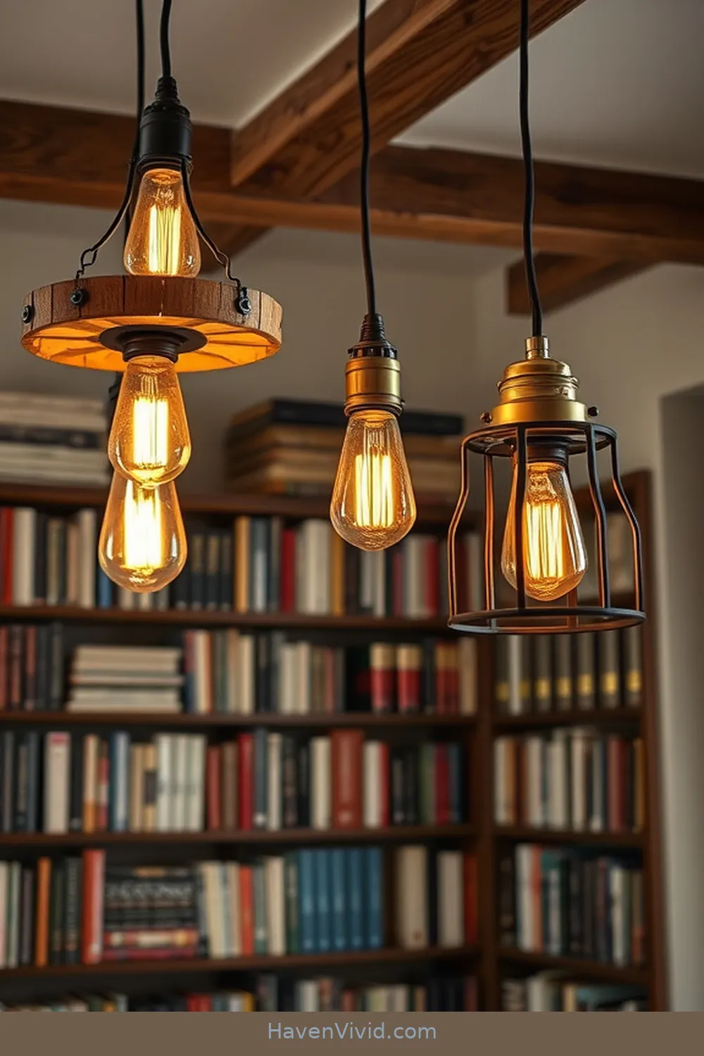 19 Inspiring Ways for Farmhouse Living in Your Library Using Reclaimed Materials 12 Rustic Lighting Fixtures for 19 Inspiring Ways for Farmhouse Living in Your Library Using Reclaimed Materials