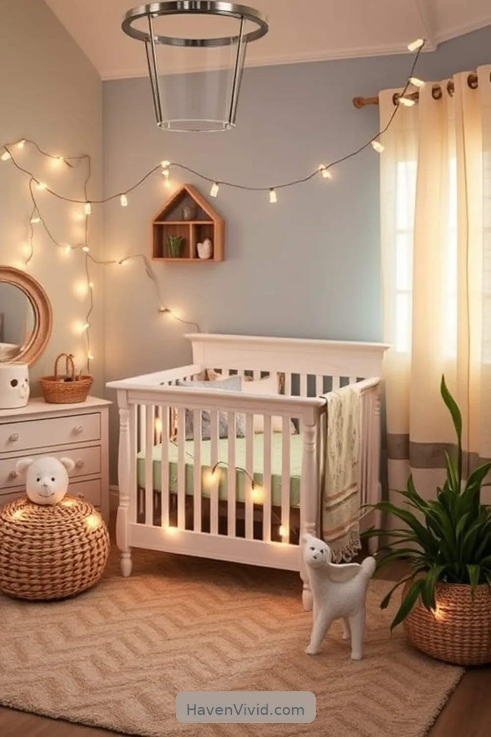19 Tips for Coastal Living in a Nursery Using Solar-Powered Lights 16 Incorporate Solar-Powered Decorative Lights for 19 Tips for Coastal Living in a Nursery Using Solar-Powered Lights
