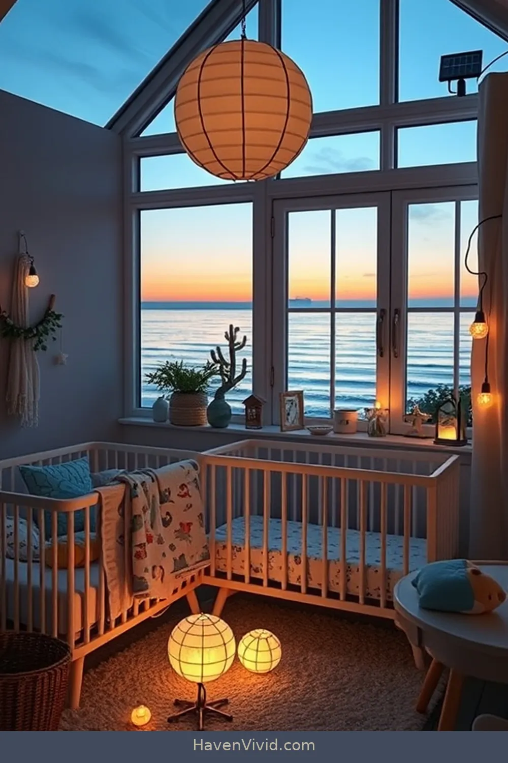 19 Tips for Coastal Living in a Nursery Using Solar-Powered Lights 8 Use Solar-Powered Night Lights for 19 Tips for Coastal Living in a Nursery Using Solar-Powered Lights